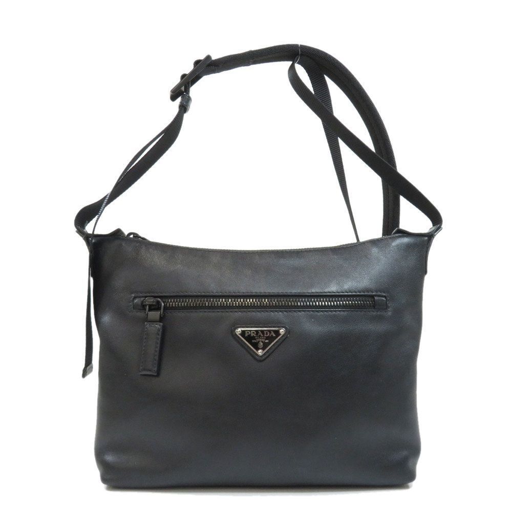 Prada Long Shoulder Bag Leather